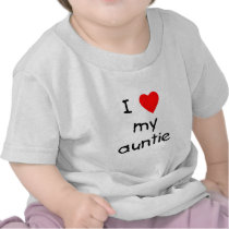 I Love My Auntie t-shirts by familyfrenzy I Love My Auntie t-shirts
