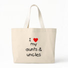 jumbotote - Let your aunts and uncles know you love them with this I love my aunts and uncles design in the popular I (heart) my aunts and uncles style. jumbotote - Let your aunts and uncles know you love them with this I love my aunts and uncles design in the popular I (heart) my aunts and uncles style.