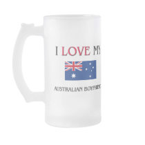 I Love My Australian Boyfriend mugs