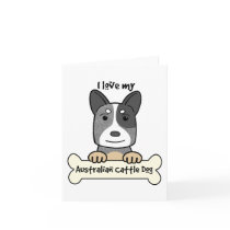 I Love My Australian Cattle Dog cards