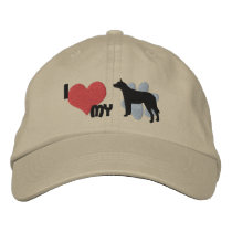 I Love my Australian Cattle Dog Embroidered Hat embroidered hats