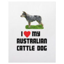 I Love My Australian Cattle Dog Letterhead