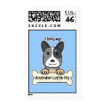 I Love My Australian Cattle Dog postage