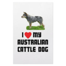 I Love My Australian Cattle Dog Stationery
