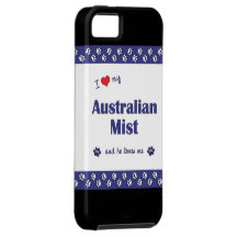 I Love My Australian Mist (Male Cat) iPhone 5 Case