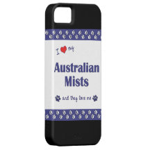 I Love My Australian Mists (Multiple Cats) iPhone 5 Case