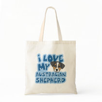 I Love My Australian Shepherd Bag