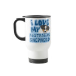 I Love My Australian Shepherd Travel Mug