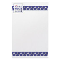 I Love My Australian Stumpy Tail Cattle Dog (Male) Stationery
