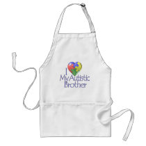 I Love My Autistic Brother Apron
