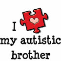 I Love My Autistic Brother Fitted Long Sleeve Tee t-shirts by AwarenessTeesGifts I Love My Autistic Brother Fitted Long Sleeve Tee t-shirts
