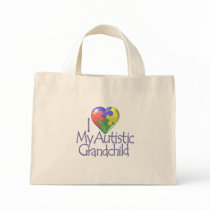 I Love My Autistic Grandchild Tote Bag