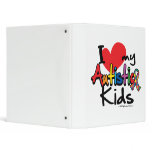 I Love My Autistic Kids binders