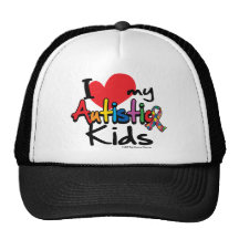 I Love My Autistic Kids Mesh Hat