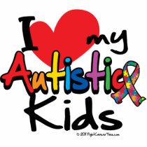 I Love My Autistic Kids Photo Cutout