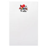 I Love My Autistic Kids Customized Stationery