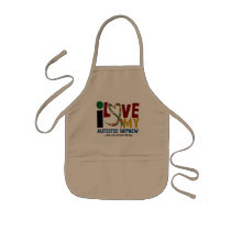I Love My Autistic Nephew 2 AUTISM AWARENESS Apron