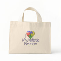 I Love My Autistic Nephew Bag