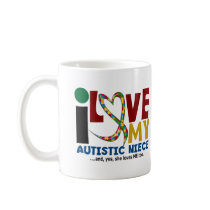 I Love My Autistic Niece 2 AUTISM AWARENESS mugs by awarenessgifts I Love My Autistic Niece 2 AUTISM AWARENESS mugs