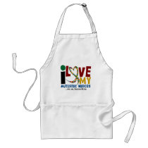 I Love My Autistic Nieces 2 AUTISM AWARENESS aprons by awarenessgifts I Love My Autistic Nieces 2 AUTISM AWARENESS aprons