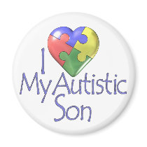 i Love My Autistic Son Magnets