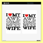 I Love My Awesomeness Wife Full Style skins