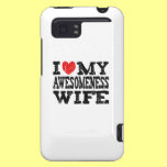 I Love My Awesomeness Wife casemate cases