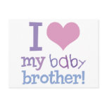 I Love My Baby Brother postcards