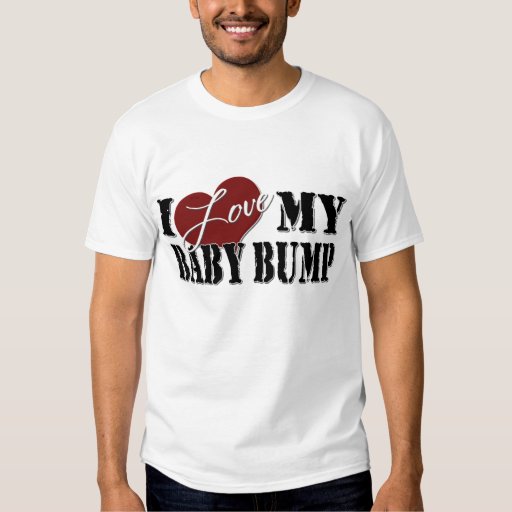 I Love My Baby Bump TShirt Zazzle