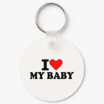 I love my baby keychains