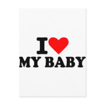 I love my baby postcards by Thinkdifferent I love my baby postcards