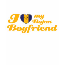 I love my Bajan Boyfriend t-shirts by afrocaribbean I love my Bajan Boyfriend t-shirts