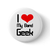 I love my band geek buttons
