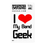 I love my band geek postage