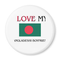 I Love My Bangladeshi Boyfriend Refrigerator Magnet