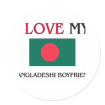 I Love My Bangladeshi Boyfriend stickers by flagshirt I Love My Bangladeshi Boyfriend stickers
