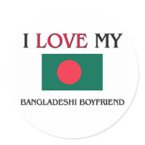 I Love My Bangladeshi Boyfriend Stickers