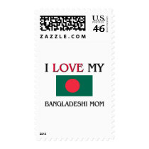 I Love My Bangladeshi Mom Postage Stamps