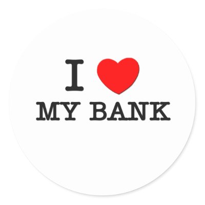 Fashion Bank on Love My Bank Stickers From Zazzle Com