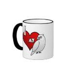 I Love my Bare Eyed Cockatoo Coffee Mugs