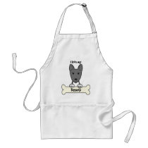 I Love My Basenji Aprons