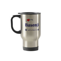 I Love My Basenji (Male Dog) Mug