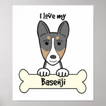 I Love My Basenji Posters