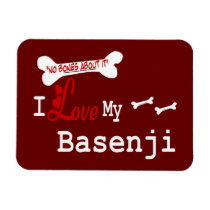 I Love My Basenji Flexible Magnet