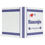 I Love My Basenjis (Multiple Dogs) Binder