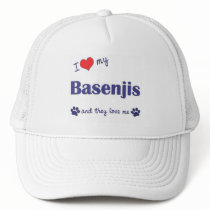 I Love My Basenjis (Multiple Dogs) Hat
