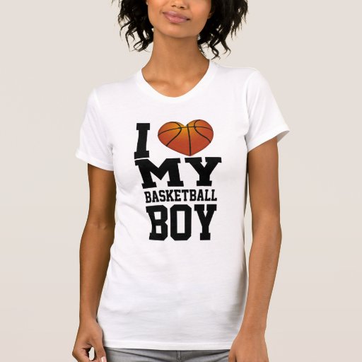 I Love My Basketball Boy Tshirts