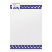 I Love My Basset Fauve de Bretagne (Female Dog) Personalized Stationery