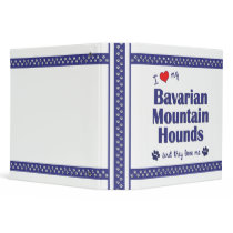 I Love My Bavarian Mountain Hounds (Multiple Dogs) Binder