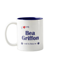 I Love My Bea Griffon (Male Dog) Coffee Mugs